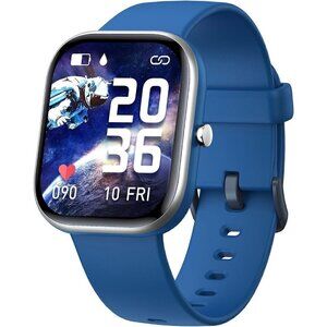 Kids Waterproof Fitness Activity  Heart Rate Sleep Monitor Blue Smart Watch